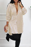 Sequins Shirt Dress
