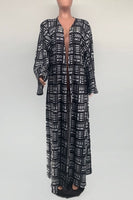 Printed Bohemian Cardigan