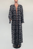Printed Bohemian Cardigan
