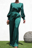 Chic Satin Jumpsuit
