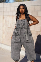 Oversized Vintage Denim Jumpsuit
