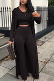 Three piece Cardigan pants set