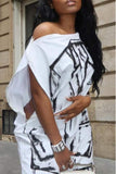 Blazer Printed Shirt Dress