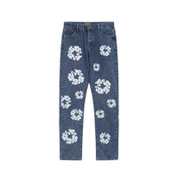 Denim Bloom Pants Set