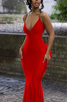 Red Slip Dress