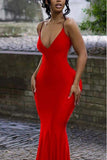 Red Slip Dress