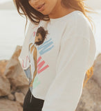 Whitney Houston Vintage Crop Sweater