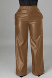 Fly Girlie Faux Leather Pants
