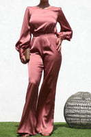 Chic Satin Jumpsuit