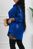 Sequins Shirt Dress