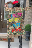 “I need bands” Camo Jacket