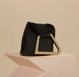Sculpted Vegan Leather Handbag