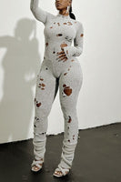 Cutout Crochet Jumpsuit