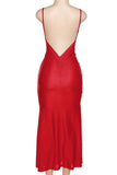 Red Slip Dress