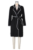 Belted Midi Wrap Coat