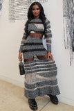 Unique Crotchet Knitted Dress