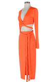 Rope Tied Skirt Set
