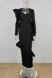 Black Couture Maxi Dress