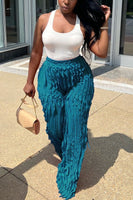 Ruffled & Striped Pants