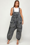 Oversized Vintage Denim Jumpsuit