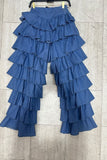 Ruffled & Layered Jeans