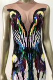 Sequins Butterfly Gown