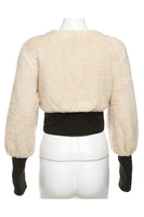 Vegan Fur Crop Jacket