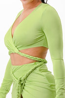 Rope Tied Skirt Set
