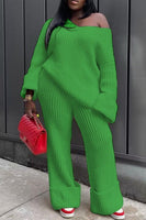 Girlie Knitted Pants Set