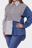 Denim Vest & Shirt Set