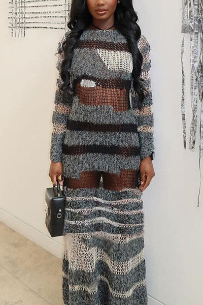 Unique Crotchet Knitted Dress