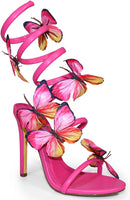3D Butterfly heels