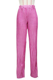 Glitter Pleated High Waist Pants