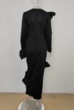Black Couture Maxi Dress