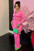 Pinky Skirt Set
