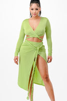 Rope Tied Skirt Set
