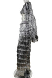 Silver Fringes Pants Set