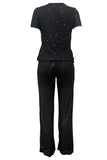 Sequins Pants Set