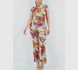 Floral Lace Bell Jumpsuit