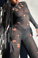 Cutout Crochet Jumpsuit