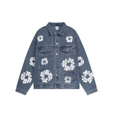 Denim Bloom Pants Set
