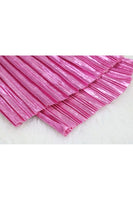 Glitter Pleated High Waist Pants