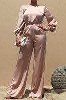 Chic Satin Jumpsuit