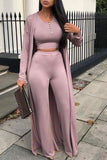 Three piece Cardigan pants set