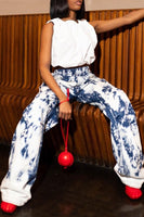 Tie Dye Denim Jeans