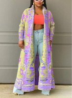 Vintage Geo Print Cardigan