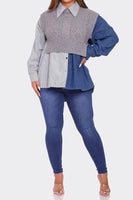 Denim Vest & Shirt Set