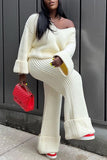Girlie Knitted Pants Set