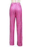 Glitter Pleated High Waist Pants