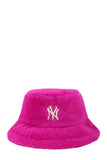 LA & NY Embroidery Fur Bucket Hats